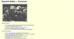Desktop Screenshot of gwynethwalker.com